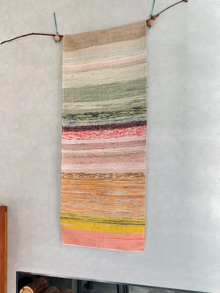 032202 Suepla Artistic Dawn Artisan Split-Weave Tapestry