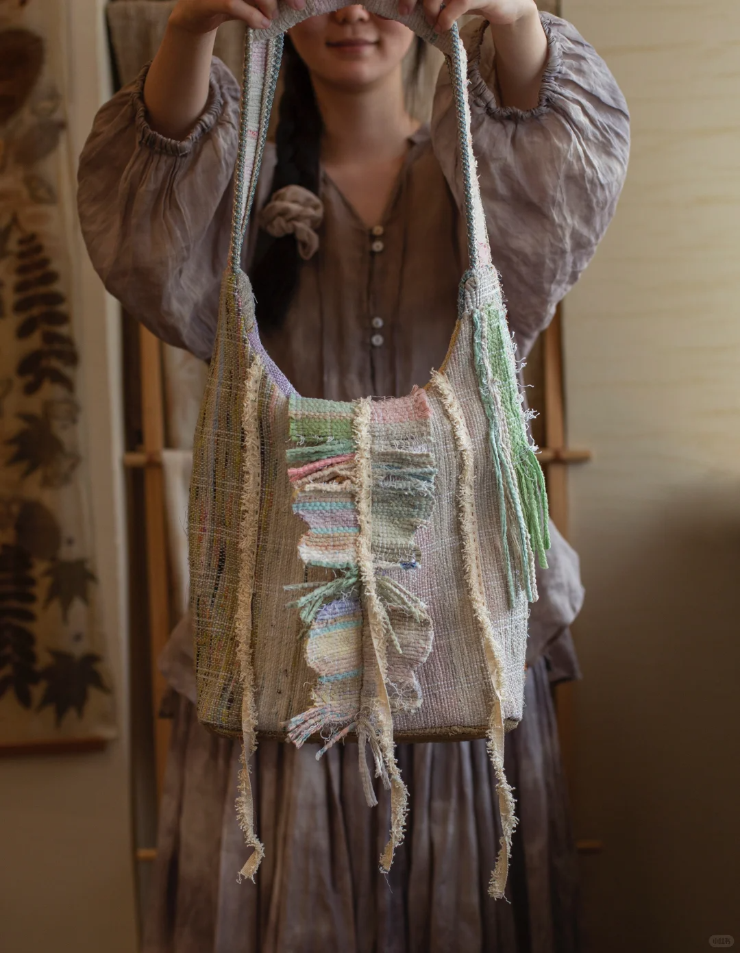 11 Suepla Minimal Tassel Artistic Artisan Woven Shoulder Bag